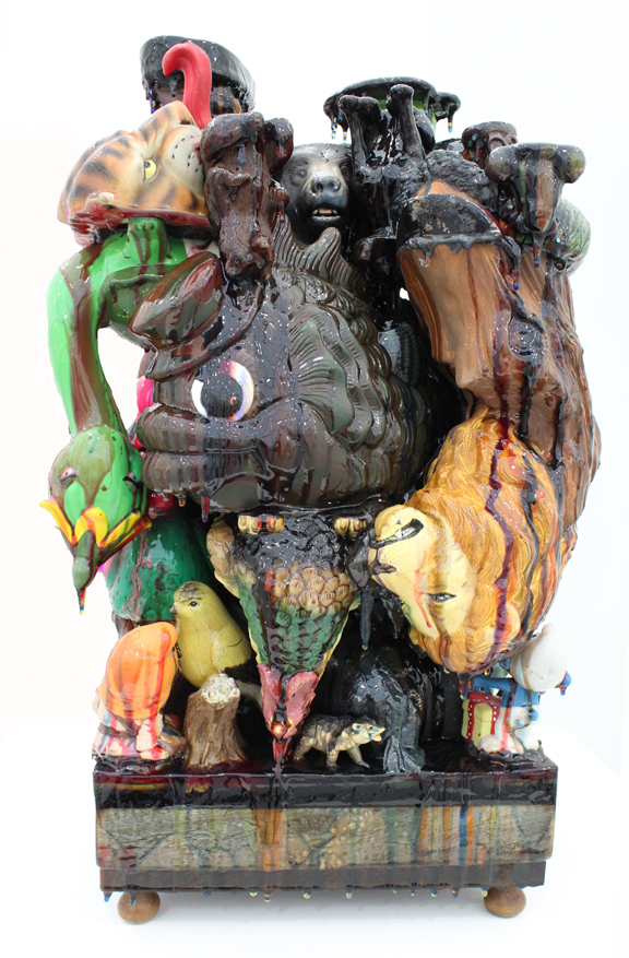 Jared_Clark_Untitled Miami Beach 2015 OSO NEGRO Bear Ceramic and resin